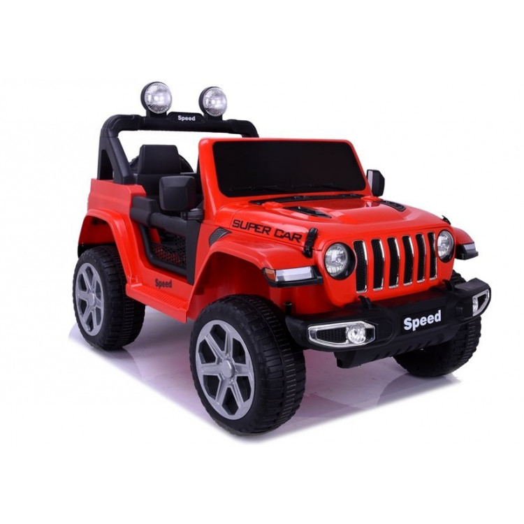 Elektrické autíčko - Jeep FT-938 - nelakované - červené